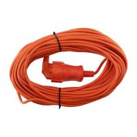 Удлинитель-шнур 1х20м с заземл. 6А IP44 ПВС 3х0.75 1300Вт оранж. PROCONNECT 11-7109