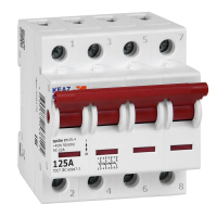 Выключатель нагрузки модульный 4п 25А OptiDin BM63PL-4125-УХЛ3 (ВМ63PL) КЭАЗ 328179