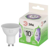 Лампа светодиодная GREEN LINE MR16-10W-865-GU10 GL 10Вт софит 6500К свет холод. GU10 Эра Б0066981