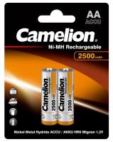 Аккумулятор AA/R6 NI-MN 2500мА.ч BP-2 металлик (блист.2шт) Camelion 6107