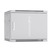 Шкаф телекоммуникационный настенный SH-05F-9U60/60m 19дюйм 9U 600х600х501мм дверь метал. сер. (RAL 7035) Cabeus 7106c