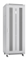 Шкаф монтажный телекоммуникационный напольн. ND-05C-32U60/80 19дюйм 32U 600х800х1610мм для распределит. и серверн. оборудования; передн. и задн. перфорир. двери ручка с замком RAL 7035 сер. Cabeus 7225c