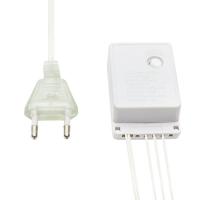 Гирлянда "Айсикл" (бахрома) 1.8х0.5м 48LED син. 3Вт 230В IP20 провод прозр. Neon-Night 255-013