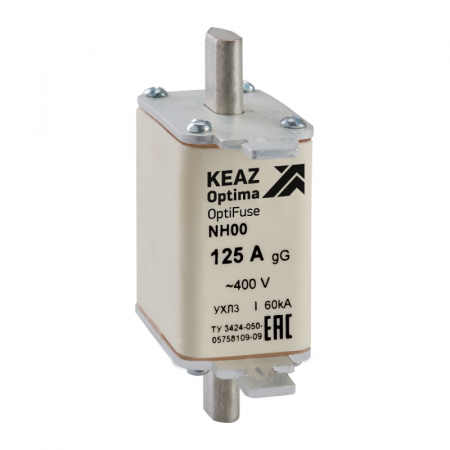 Вставка плавкая OptiFuse NH00 80 400AC 0 gG УХЛ3 КЭАЗ 144616