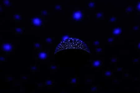 Светильник настольный KD-828 C01 LED 6.5Вт 230В 360лм сенс.рег.ярк .CCT RGB-ночник "Звездн. небо" бел. Camelion 13006
