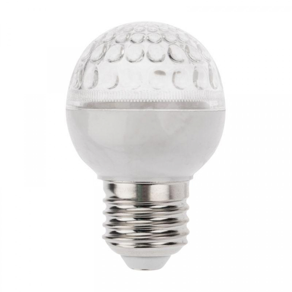 Лампа светодиодная 1Вт шар d50 9LED зел. E27 Neon-Night 405-214