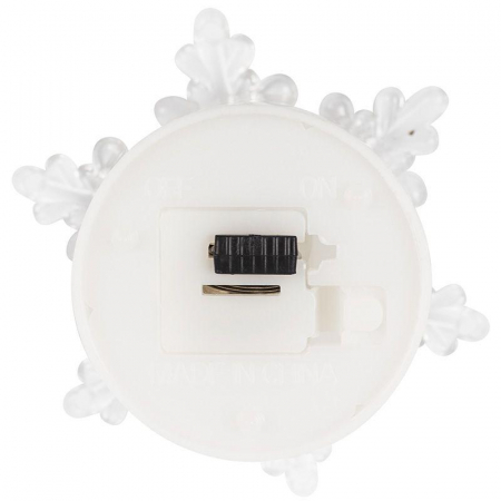 Фигура светодиодная "Елочка на снежинке" RGB на присоске 9.5х9.5см Neon-Night 501-037