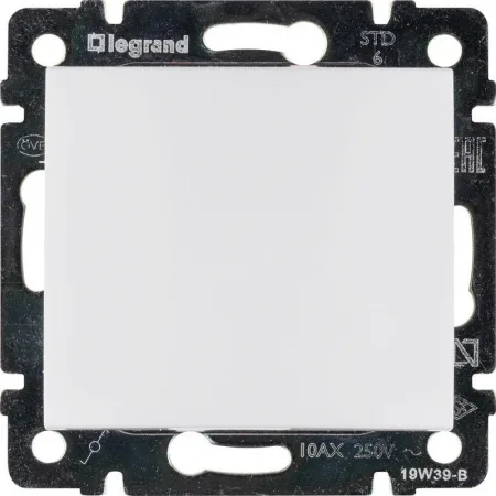 Переключатель проходной 1-кл. СП Valena 10А IP31 250В механизм бел. IEK 774406