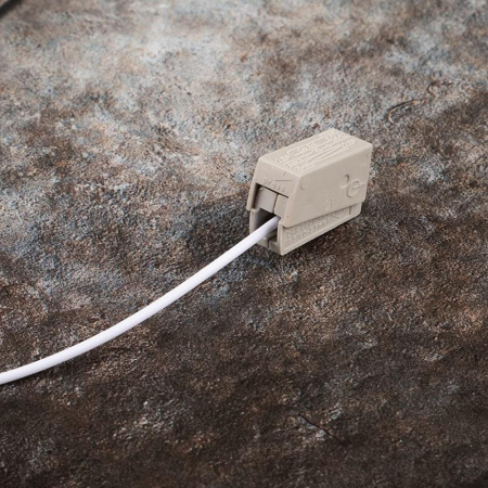 Клемма монтажная для подключения светильников PTC-2P 224-101 400В 24А 0.5-2.5кв.мм JazzWay 5051294