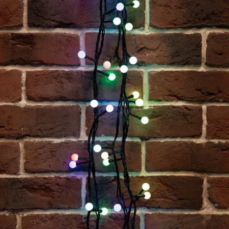 Гирлянда "Мультишарики" 20мх13мм 200LED RGB провод черн. ПВХ 58Вт 220В IP44 Neon-Night 303-509-1