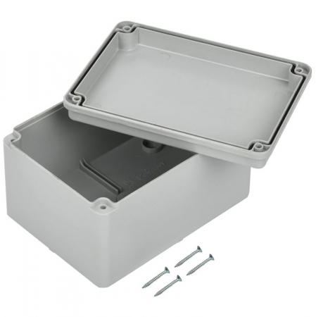Коробка распаячная ОП 150х110х85 IP55 КМ41262 сер. IEK UKO11-150-110-085-K41-55S