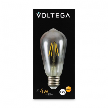 Лампа светодиодная Loft Led ST64 4Вт 3000К E27 Voltega 8512