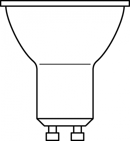Лампа светодиодная LED Value LVPAR1675 10SW/840 230В GU10 2х5 RU (уп.5шт) OSRAM 4058075585041
