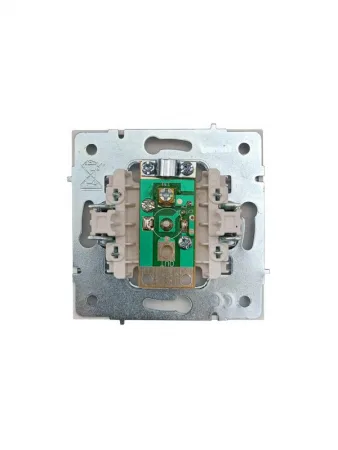 Розетка телевизионная оконечная TV 1вых. СП ZIMA IP20 механизм бел. LEZARD 704-0288-130