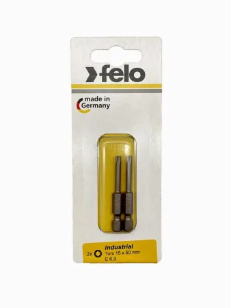 Бита Е6.3 TX15х50 Industrial (блист.2шт) FELO 03615536