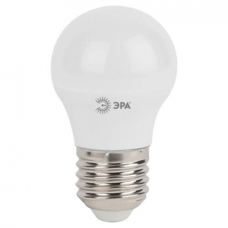 Лампа светодиодная P45-7W-860-E27 шар 560лм ЭРА Б0031402
