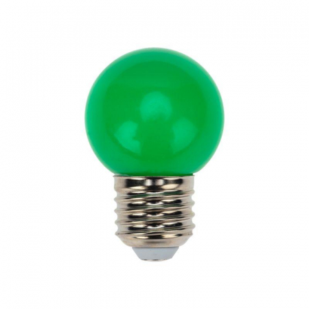 Лампа светодиодная 1Вт шар d45 5LED зел. E27 Neon-Night 405-114