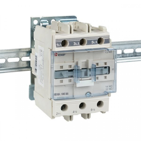 Контактор КМЭ-3 80А кат. 230В AC 1НО+1НЗ EKF ctr-s-80-220