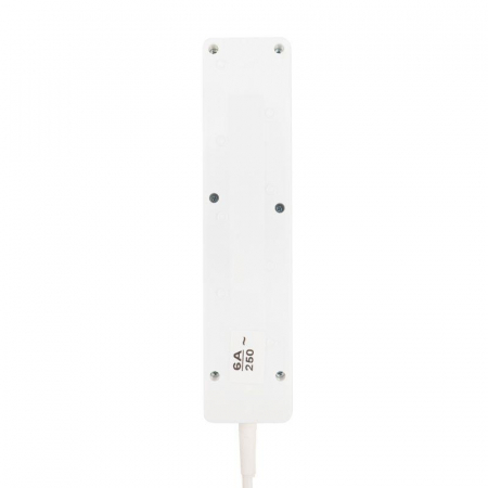 Удлинитель 4х1.5м с заземл. 6А IP20 ПВС 3х0.75 бел. PROCONNECT 11-7216