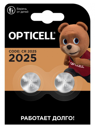 Элемент питания литиевый CR2025 (блист. 2шт) Specialty Opticell 5060004/6060004