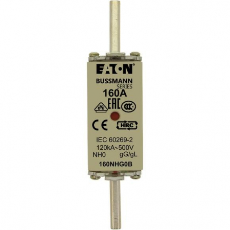 Предохранитель NH 50А 500В GL/GG 0 двойн. индикация EATON 50NHG0B