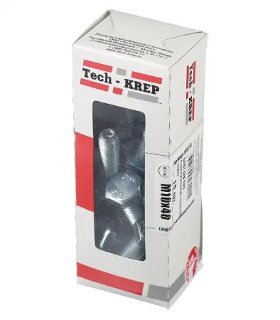 Болт с шестигранной головкой М10х40 DIN 933 оцинк. (уп.15шт) Tech-Krep/Zitar 105216