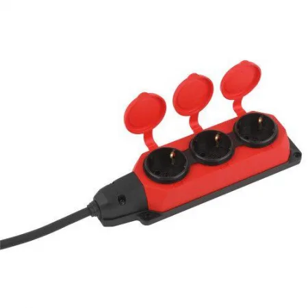 Удлинитель 3х30м с заземл. IP44 КГ 3х1.5 каучук UK-3e-3x1.5-30m-IP44(KG) Эра Б0057582