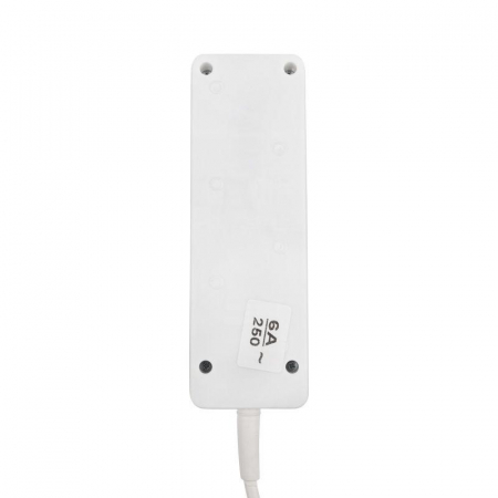 Удлинитель 3х1.5м с заземл. 6А IP20 ПВС 3х0.75 с кнопкой бел. PROCONNECT 11-7205