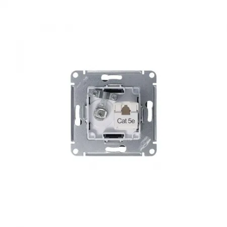 Розетка компьютерная + телевизионная 2-м СП AtlasDesign RJ45 кат.5E + TV механизм грифель SE ATN000789