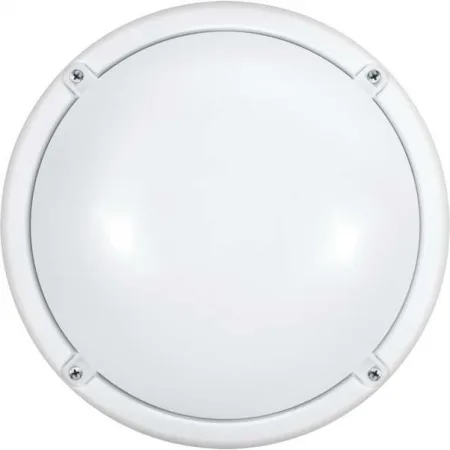 Светильник светодиодный 71 622 OBL-R1-7-4K-WH-IP65-LED-SNRV 7Вт 4000К IP65 520лм ЖКХ с оптико-акустич. датчиком круг бел. (аналог НПП) ОНЛАЙТ 71622