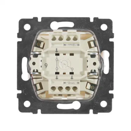 Переключатель проходной 1-кл. СП Valena 10А IP31 250В механизм бел. IEK 774406