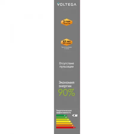 Лампа светодиодная филаментная Loft 271 T30 4Вт 1800К E27 DIM Voltega 8570