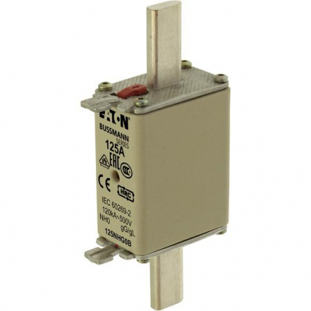 Предохранитель NH 50А 500В GL/GG 0 двойн. индикация EATON 50NHG0B