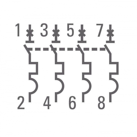 Выключатель автоматический модульный 4п C 1.6А 4.5кА ВА 47-63 PROxima EKF mcb4763-4-1.6C-pro