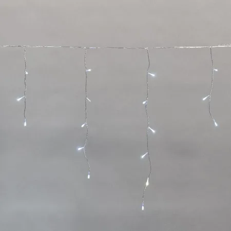 Гирлянда светодиодная "Айсикл" (бахрома) 5х0.6м 112LED бел. 3.4Вт 230В IP44 эффект мерцания провод прозр. Neon-Night 255-525