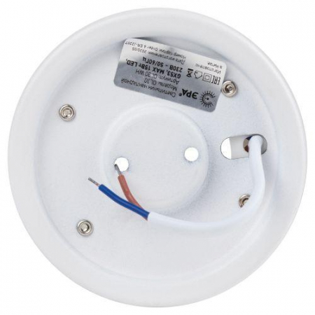 Светильник OL30 WH GX53 настенно-потолочный спот бел. Эра Б0056359