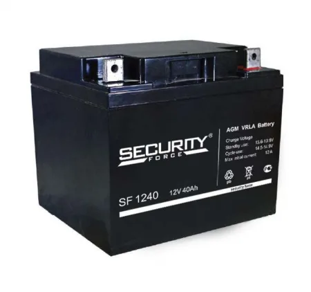 Аккумулятор ОПС 12В 40А.ч SF 1240 Security Force 4614030010011