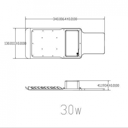Светильник светодиодный SPP-503-0-50K-030 30Вт 5000К IP65 3000лм консольный (аналог ДКУ) Эра Б0043666