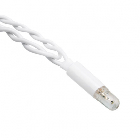 Гирлянда "Айсикл" (бахрома) 4.8х0.6м 176LED бел. 11Вт 230В IP65 провод бел. Neon-Night 255-137
