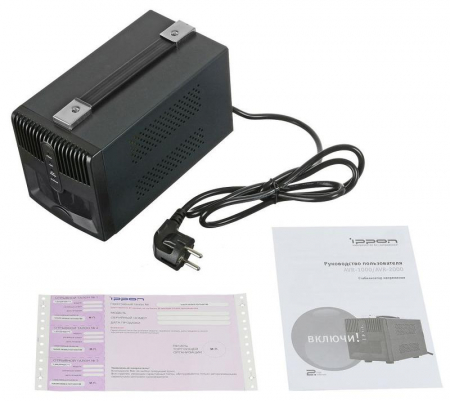 Стабилизатор напряжения AVR-1000 600Вт 1000В.А IPPON 551688