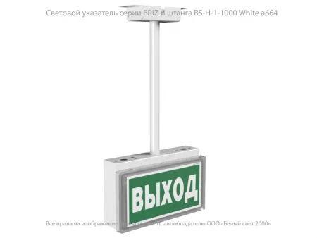 Указатель световой BS-BRIZ-10-S1-24 централиз. электропитания Белый свет a15837