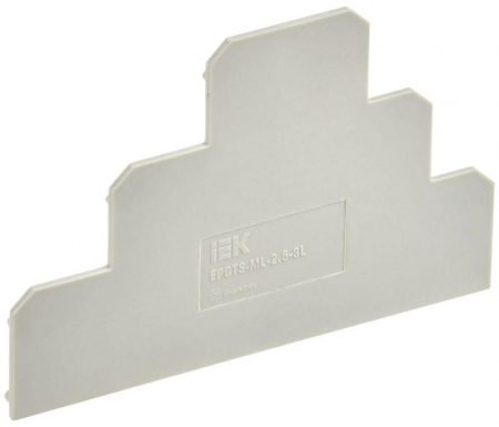 Заглушка для CTS-ML ARMAFIX 3 ур. 2.5кв.мм сер. IEK YCT13-00-3-K03-002-ZGL