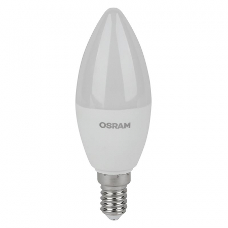 Лампа светодиодная LED Value LVCLB60 7SW/840 свеча матовая E14 230В 2х5 RU (уп.5шт) OSRAM 4058075577954