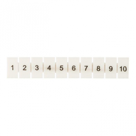 Маркеры для UT/ST/Push-in 2.5 с нумерацией 1-10 (уп.100шт) EKF zb-st-2.5-1-10