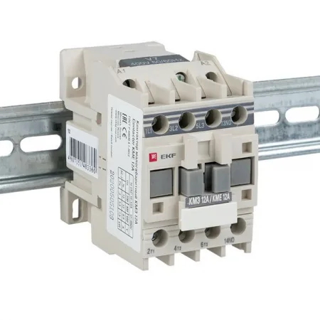 Контактор КМЭ-1 12А кат. 230В AC 1НО EKF ctr-s-12-220