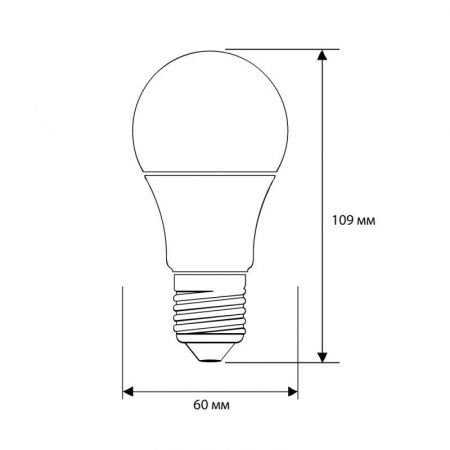 Лампа светодиодная с датчиком LED-A60P-15W-E27-4K PRO 15Вт Е27 4500К 220-240В с Ergolux 14763