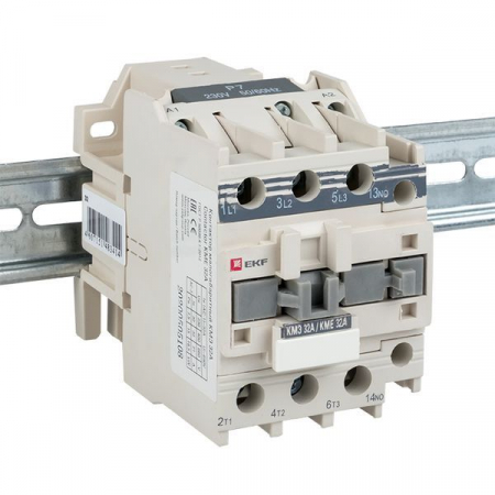 Контактор КМЭ-2 32А кат. 230В AC 1НО EKF ctr-s-32-220