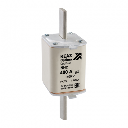 Вставка плавкая OptiFuse NH2 100 400AC 0 gG УХЛ3 КЭАЗ 144755
