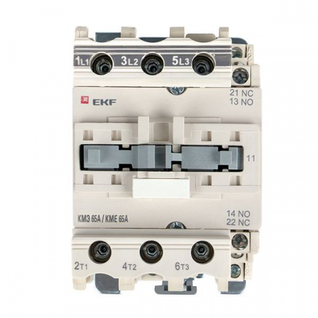 Контактор КМЭ-3 65А кат. 230В AC 1НО+1НЗ EKF ctr-s-65-220