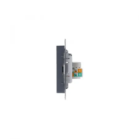 Розетка компьютерная + телевизионная 2-м СП AtlasDesign RJ45 кат.5E + TV механизм грифель SE ATN000789